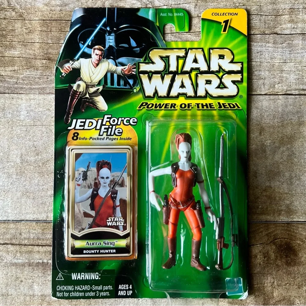 Star Wars Power of‎ the Jedi Aurra Sing Bounty Hunter Figure Hasbro 84584 2000
